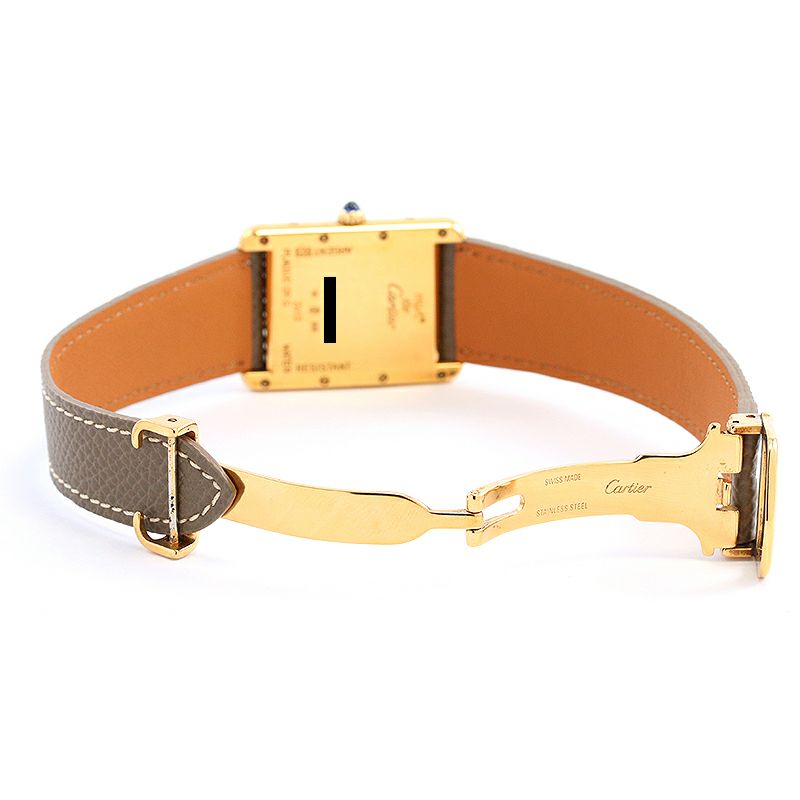 中古】CARTIER MUST TANK LARGE MODEL VERMEIL カルティエ