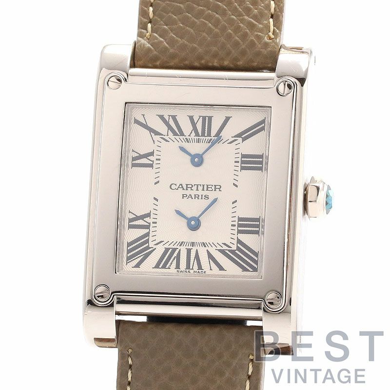 【中古】CARTIER TANK A VIS LARGE MODEL II TIME ZONES CPCPカルティエ タンク ア・ヴィス LM IIタイムゾーン CPCPW1534351
