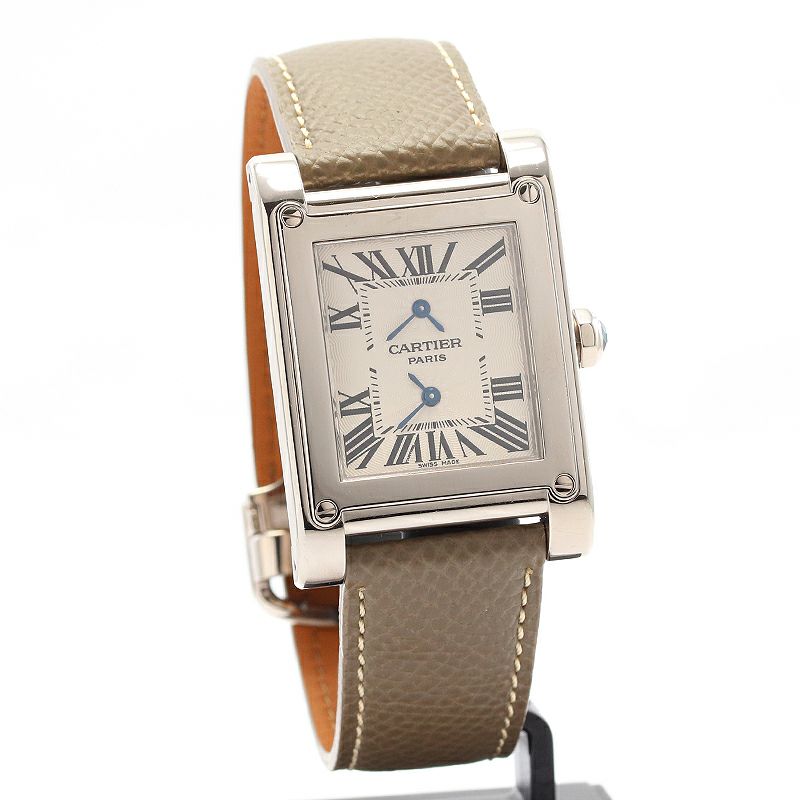 【中古】CARTIER TANK A VIS LARGE MODEL II TIME ZONES CPCPカルティエ タンク ア・ヴィス LM IIタイムゾーン CPCPW1534351