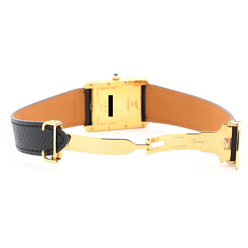 中古】CARTIER MUST TANK LARGE MODEL VERMEIL カルティエ マスト  