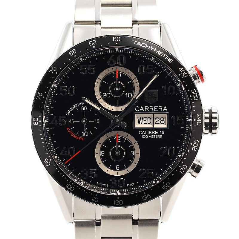 中古】TAG HEUER CARRERA TACHYMETRE CHRONOGRAPH DAY DATE タグ 