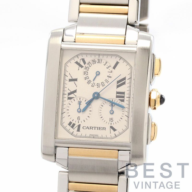 中古】CARTIER TANK FRANCAISE EXTRA-LARGE MODEL CHRONO REFLEX カルティエ タンクフランセーズXL  クロノリフレックス W51004Q4｜ヴィンテージブランド｜時計・腕時計の通販サイトBEST ISHIDA（正規・中古販売店）