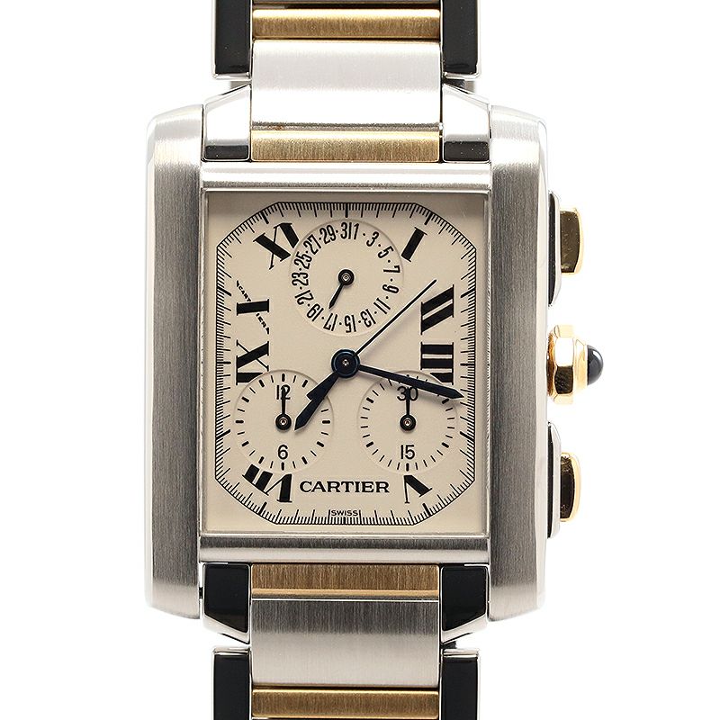 中古】CARTIER TANK FRANCAISE EXTRA-LARGE MODEL CHRONO REFLEX カルティエ タンクフランセーズXL  クロノリフレックス W51004Q4｜ヴィンテージブランド｜時計・腕時計の通販サイトBEST ISHIDA（正規・中古販売店）