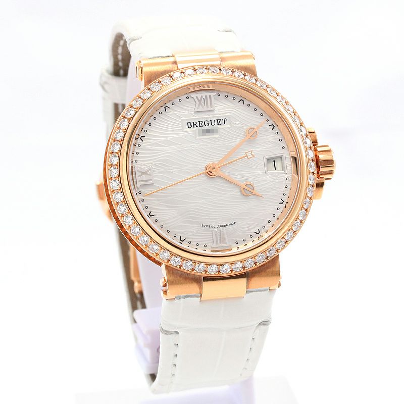 【中古】BREGUET MARINE LADYブレゲ マリーン レディ9518BR/52/984/D000