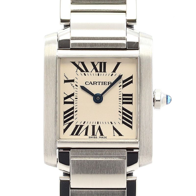 【中古】CARTIER TANK FRANCAISE SMALL MODELカルティエ タンクフランセーズSMW51008Q3