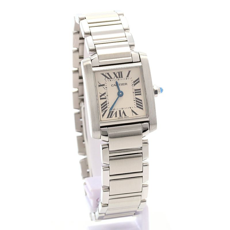 【中古】CARTIER TANK FRANCAISE SMALL MODELカルティエ タンクフランセーズSMW51008Q3