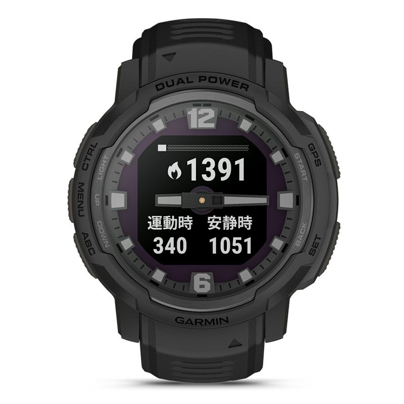GARMIN Instinct Crossover Dual Power Tactical Edition ガーミン 