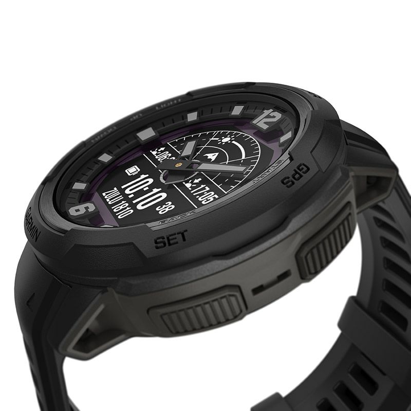 GARMIN Instinct Crossover Dual Power Tactical Editionガーミン インスティンクト クロスオーバー デュアルパワー タクティカル エディション010-02730-40