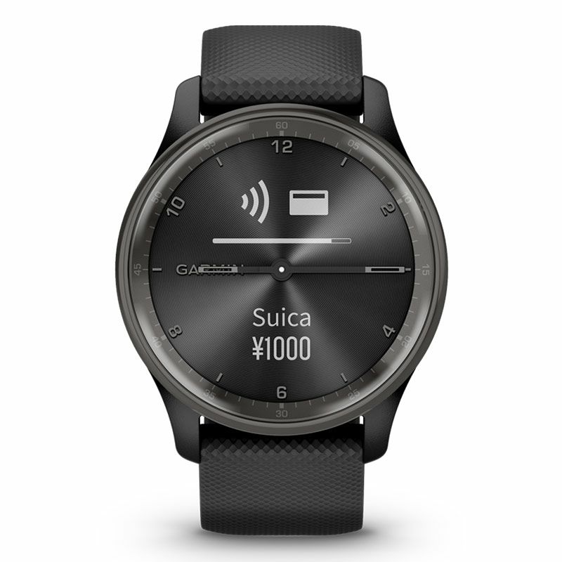 GARMIN vivomove Trend Black / Slate ガーミン ヴィヴォムーヴ