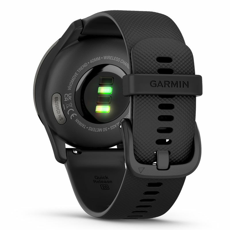 GARMIN vivomove Trend Black / Slate ガーミン ヴィヴォムーヴ 
