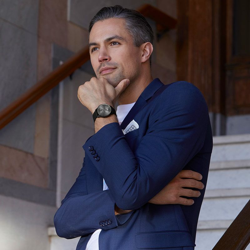 GARMIN vivomove Trend Black / Slate ガーミン ヴィヴォムーヴ  