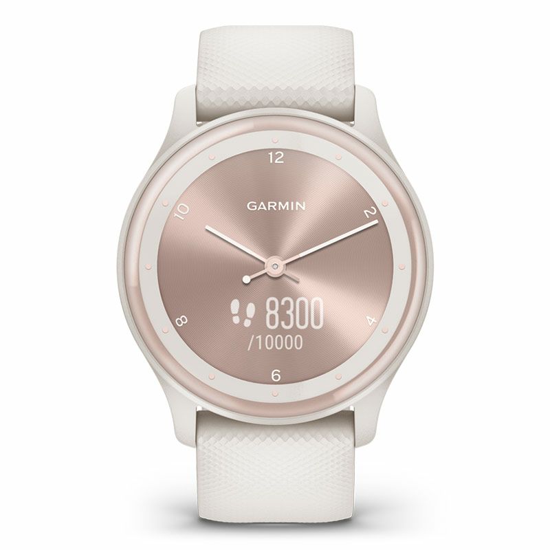 GARMIN vivomove Sport Peach Gold / Ivory ガーミン ヴィヴォ