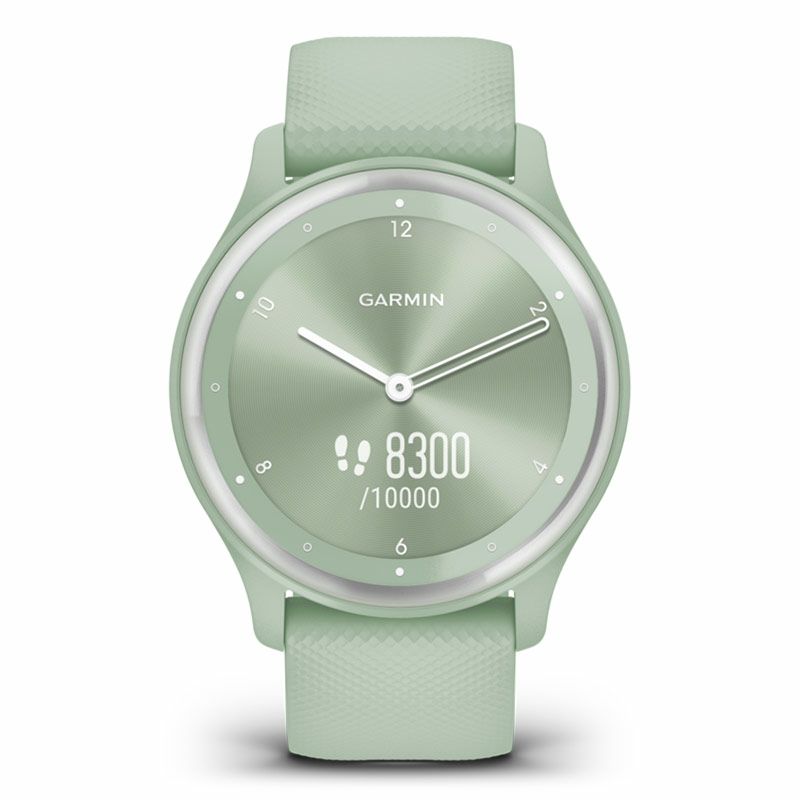 GARMIN vivomove Sport Silver / Cool Mint ガーミン ヴィヴォムーブ 
