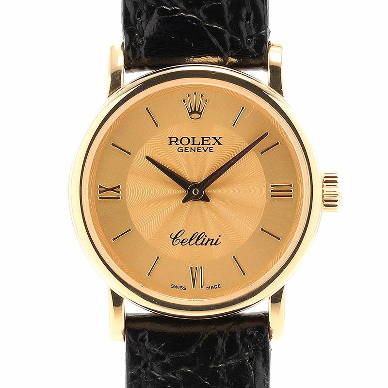 Rolex Cellini 18k WG のダイヤベゼルになります。 - 腕時計