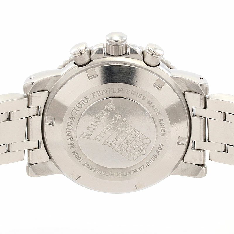 【中古】ZENITH RAINBOW FLYBACK CHRONOGRAPH EL PRIMERO ゼニス レインボーフライバッククロノグラフ　エル・プリメロ 02.0480.405/24
