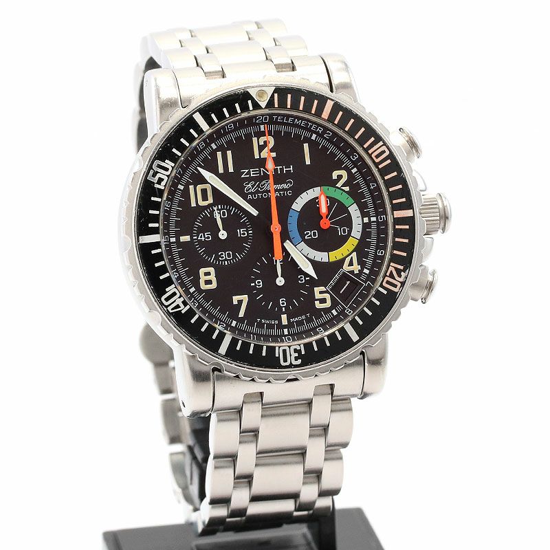 【中古】ZENITH RAINBOW FLYBACK CHRONOGRAPH EL PRIMERO ゼニス レインボーフライバッククロノグラフ　エル・プリメロ 02.0480.405/24