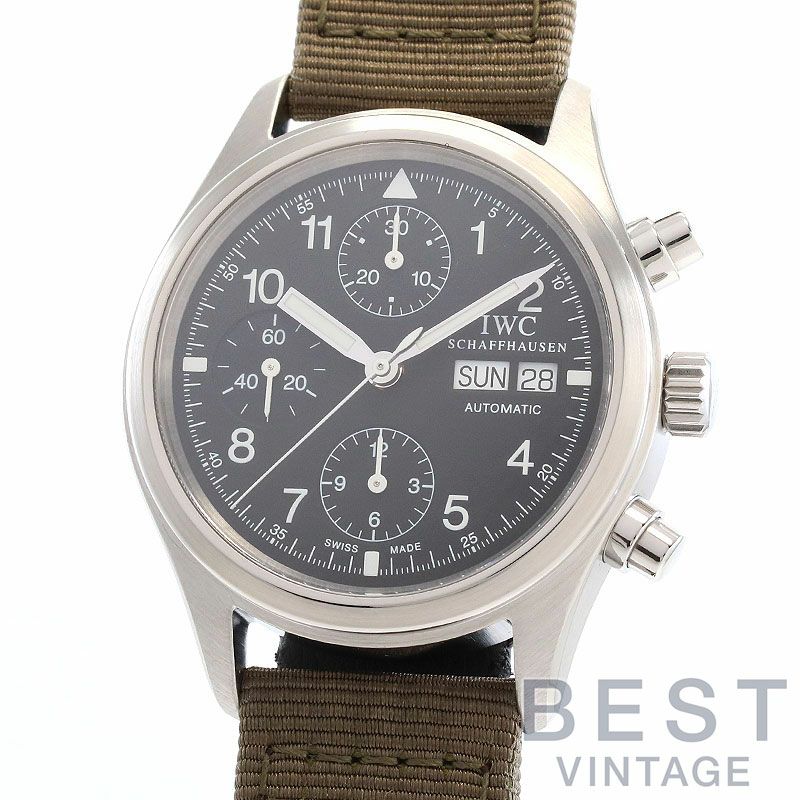 中古】IWC MECHANICAL FLIEGERUHR CHRONOGRAPH アイ・ダブリュー・シー メカニカルフリーガークロノグラフ  IW370603 (3706-003)｜ヴィンテージブランド｜時計・腕時計の通販サイトBEST ISHIDA（正規・中古販売店）