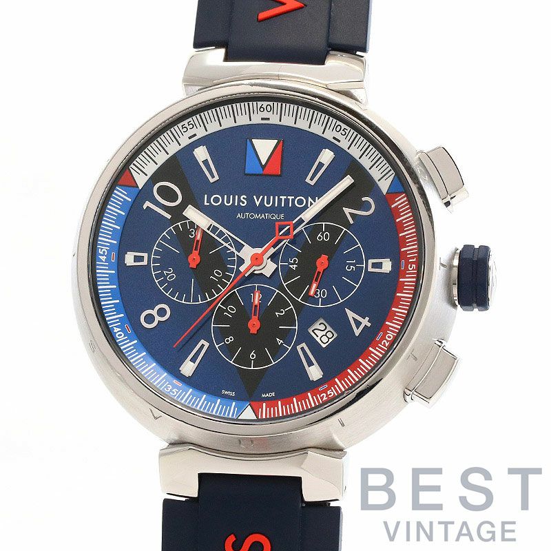 中古】LOUIS VUITTON TAMBOUR REGATTA V CHRONOGRAPH ルイ・ヴィトン 