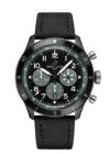 Breitling 風クロノグラフ ブラック　46mm スーパー アヴィ B04 クロノグラフ GMT 46 モスキート ナイト
