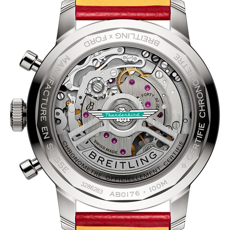 BREITLING 自動巻き 腕時計 BREITLING TOP TIME B01 FORD THUNDERBIRD ブライトリング