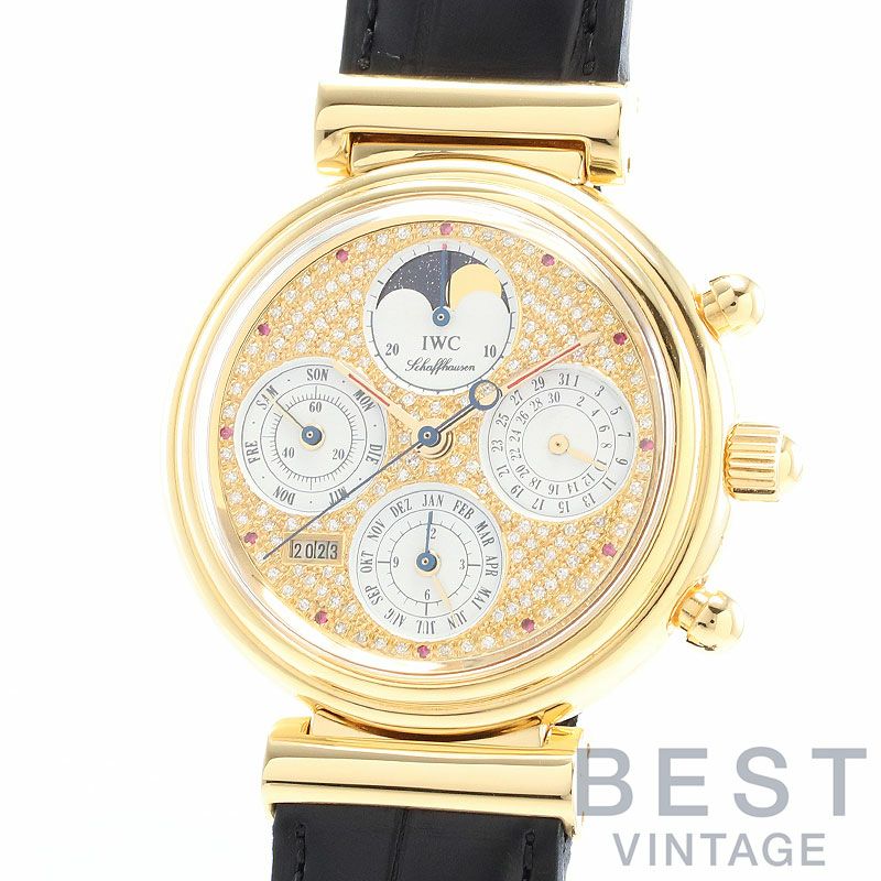 【中古】IWC DA VINCI PERPETUAL CALENDAR アイ・ダブリュー・シー ダ・ヴィンチ パーペチュアルカレンダー IW375015 (3750-015)