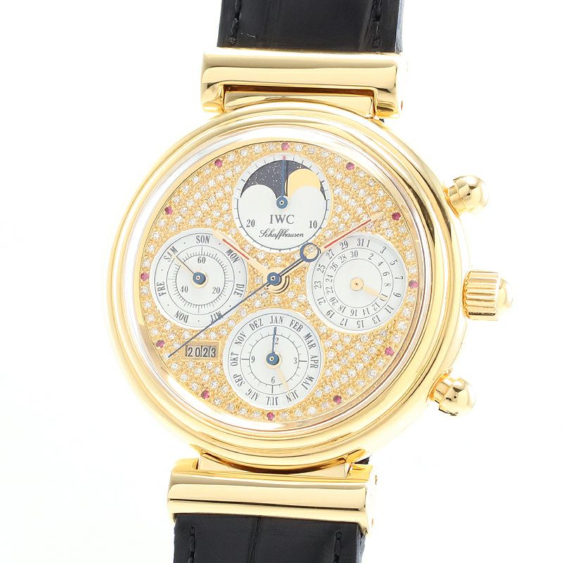 【中古】IWC DA VINCI PERPETUAL CALENDAR アイ・ダブリュー・シー ダ・ヴィンチ パーペチュアルカレンダー IW375015 (3750-015)