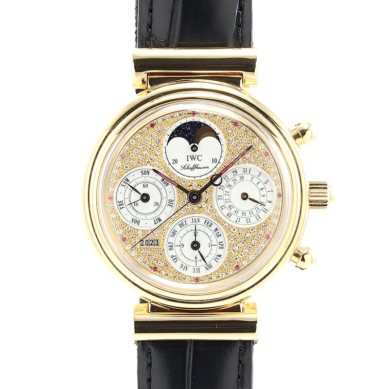 【中古】IWC DA VINCI PERPETUAL CALENDAR アイ・ダブリュー・シー ダ・ヴィンチ パーペチュアルカレンダー IW375015 (3750-015)