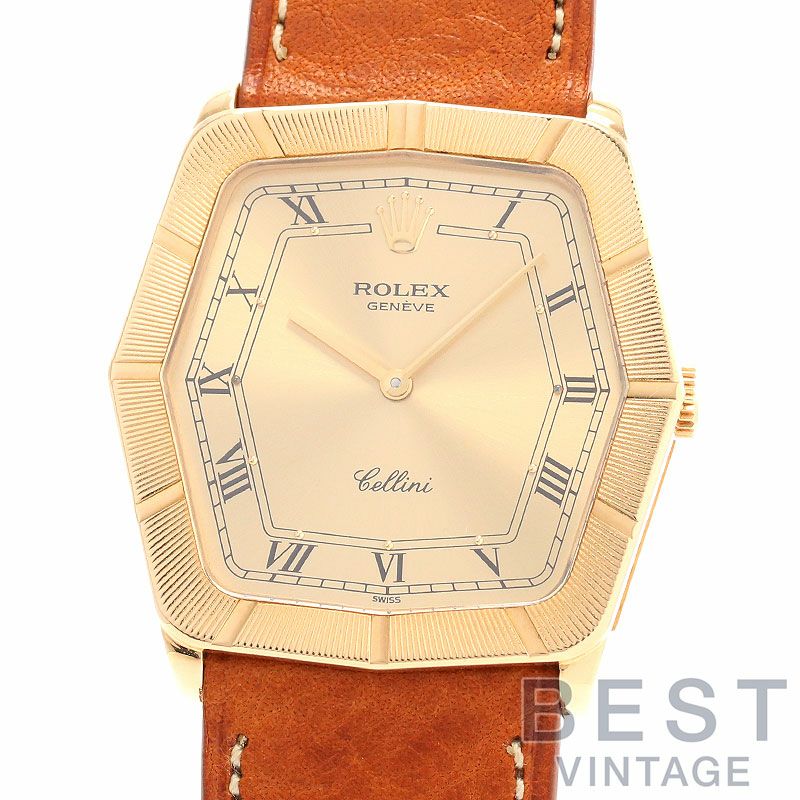 ROLEX GENEVE Cellini ロレックス 腕時計 チェリーニ ROLEX CELLINI（ロレックス チェリーニ）18KYG Round Case- JeJe