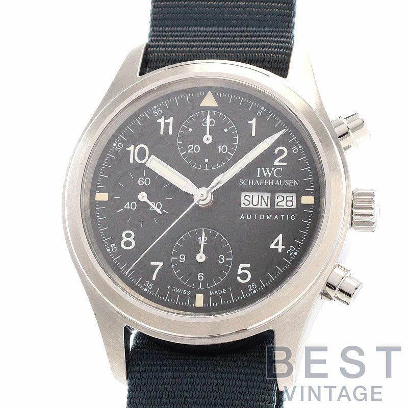 中古】IWC MECHANICAL FLIEGERUHR CHRONOGRAPH アイ・ダブリュー・シー メカニカルフリーガークロノグラフ  IW370603（3706-003）｜ヴィンテージブランド｜時計・腕時計の通販サイトBEST ISHIDA（正規・中古販売店）