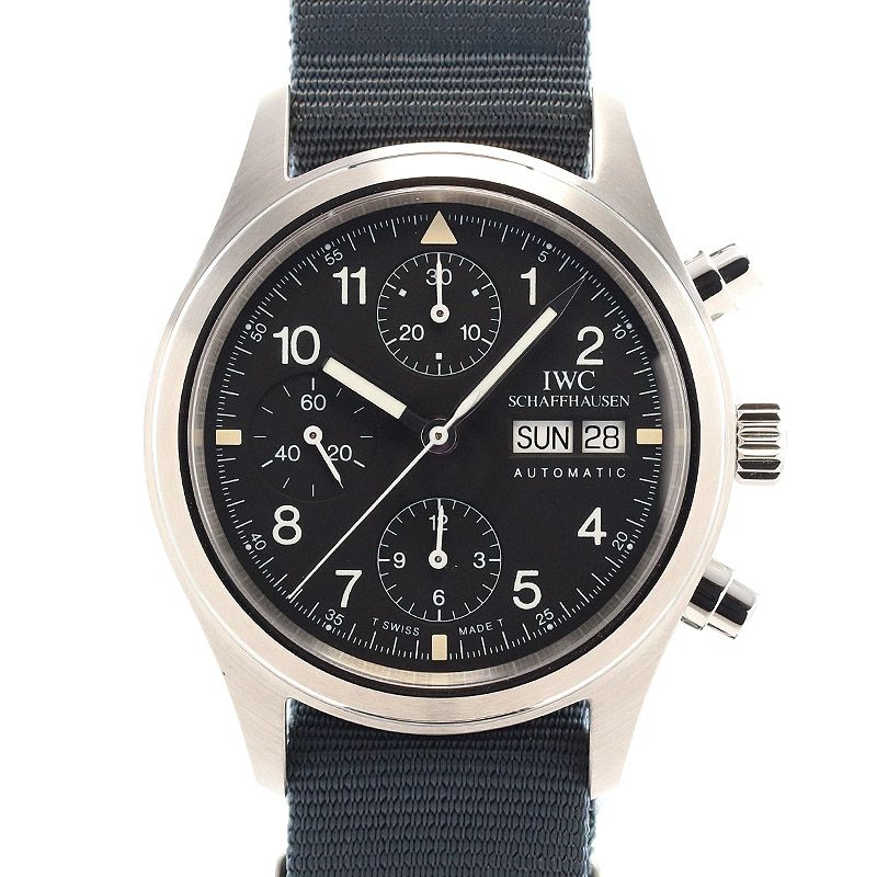 【中古】IWC MECHANICAL FLIEGERUHR CHRONOGRAPH アイ・ダブリュー・シー メカニカルフリーガークロノグラフ IW370603（3706-003）