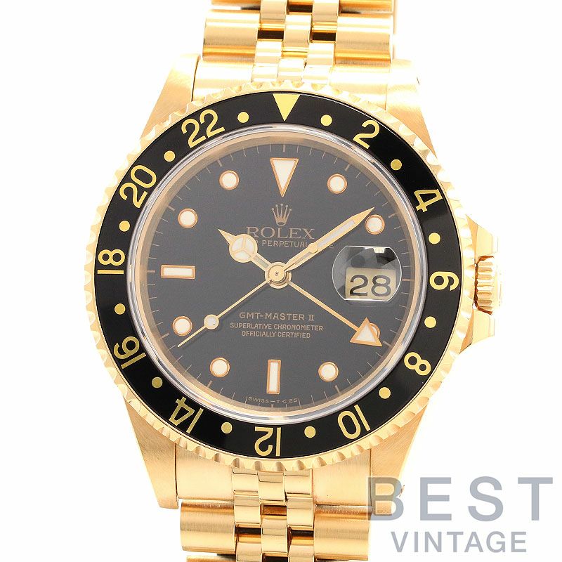 中古】ROLEX GMT MASTER II ロレックス GMTマスターII 16718
