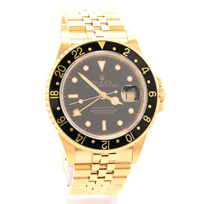 ジャンク 故障品 GMT-MASTER II 自動巻き腕時計（専門家監修
