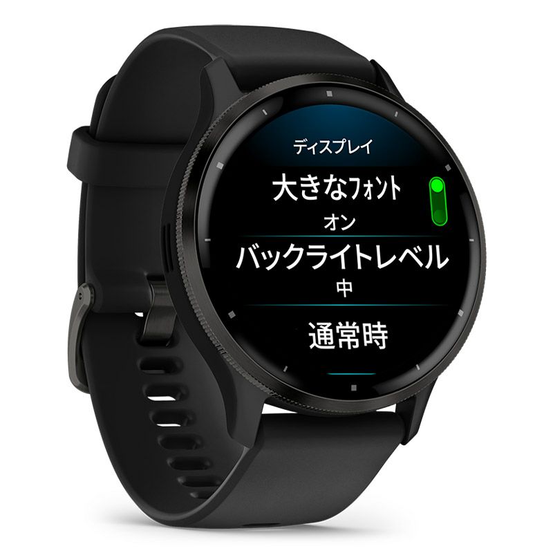 GARMIN Venu 3 Black / Slate ガーミン ヴェニュー 3 ブラック  