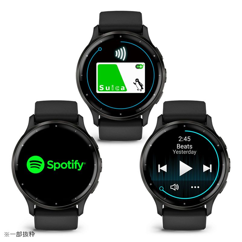 GARMIN Venu 3 Black / Slate ガーミン ヴェニュー 3 ブラック  