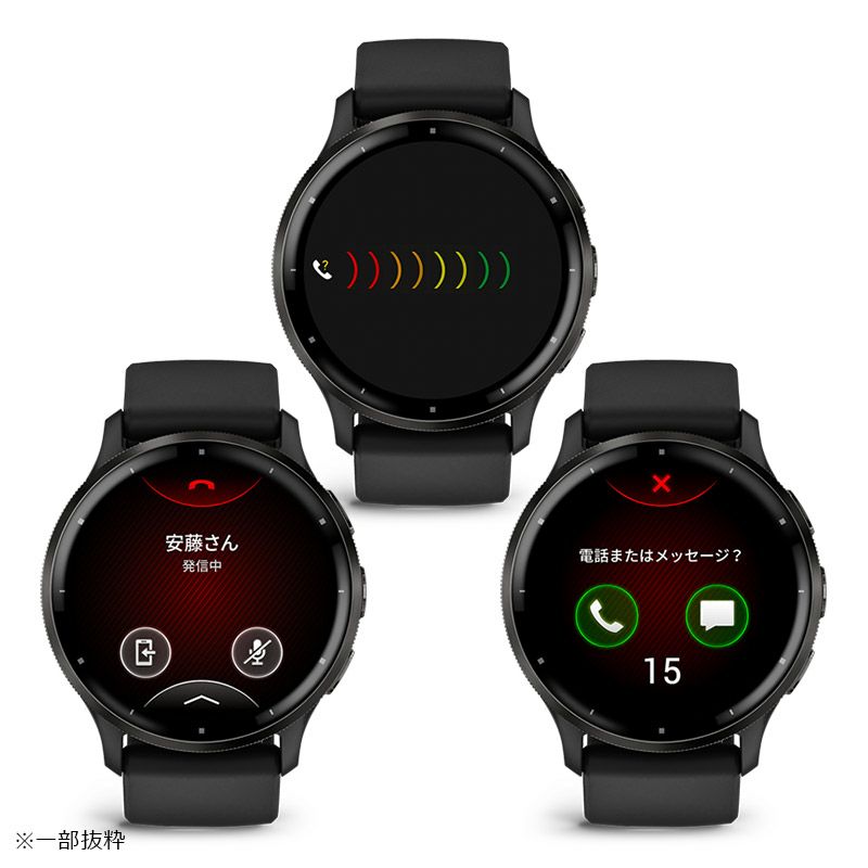 GARMIN Venu 3 Black / Slate ガーミン ヴェニュー 3 ブラック  
