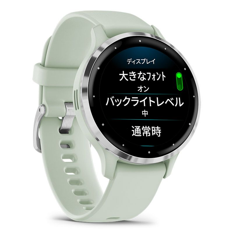 GARMIN Venu 3S Sage Gray / Silver ガーミン ヴェニュー 3S セージ 