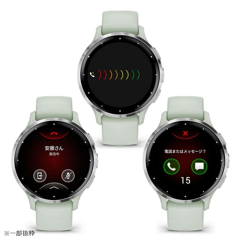 GARMIN Venu 3S Sage Gray / Silver ガーミン ヴェニュー 3S セージ  