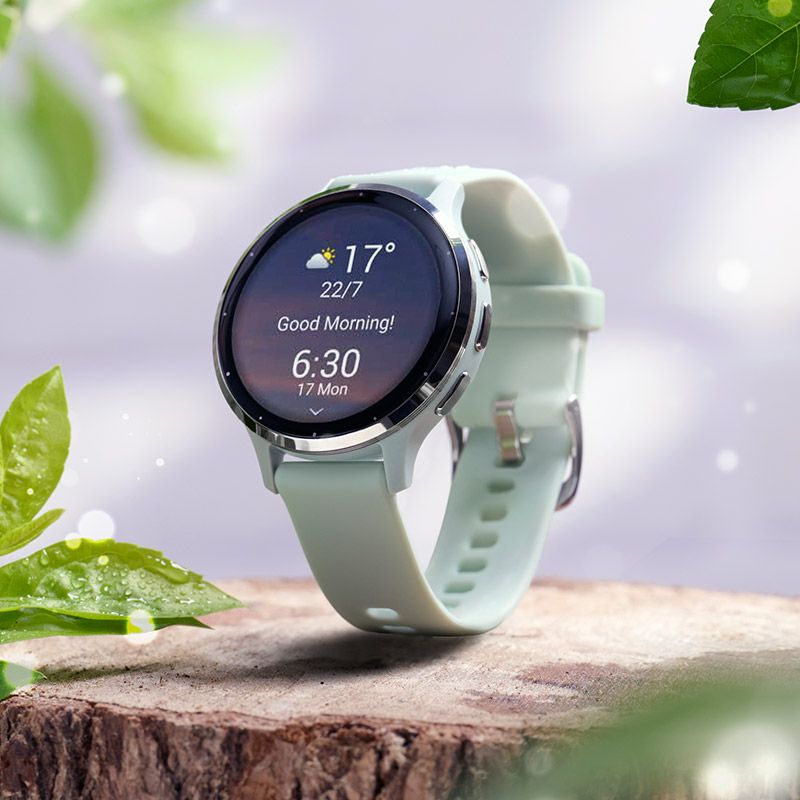 GARMIN Venu 3S Sage Gray / Silver ガーミン ヴェニュー 3S セージ  