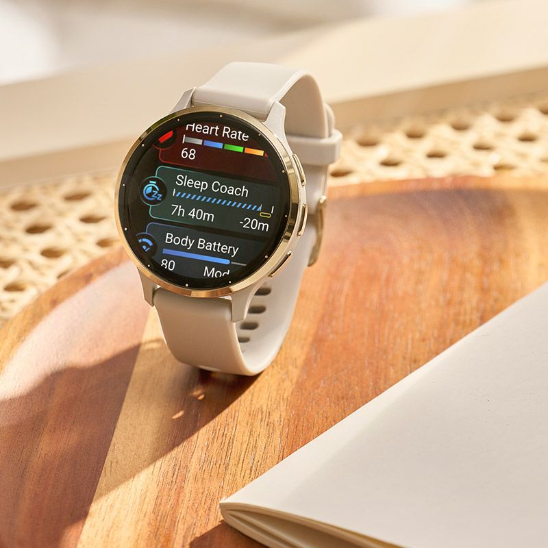 GARMIN Venu 3S French Gray / Cream Gold ガーミン ヴェニュー 3S  