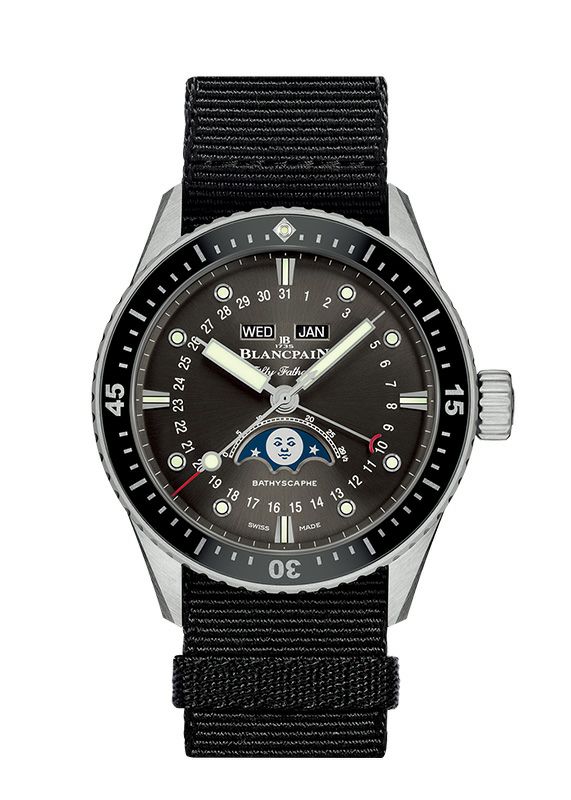 BLANCPAIN FIFTY FATHOMS BATHYSCAPHE QUANTIEME COMPLET PHASES DE LUNE ブランパン  フィフティ ファゾムス バチスカーフ コンプリートカレンダー 5054-1110-NABA｜正規取り扱いブランド｜時計・腕時計の通販サイトBEST  ISHIDA（正規・中古販売店）