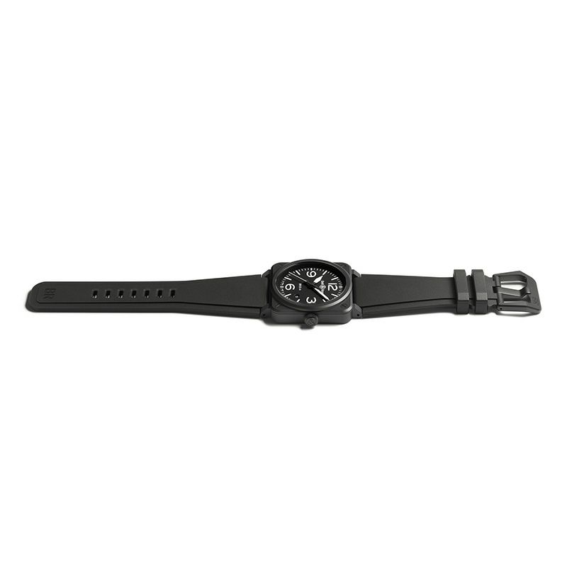 Bell ＆ Ross BR 03 BLACK MATTE ベル＆ロス BR 03 ブラックマット BR03A-BL-CE/SRB