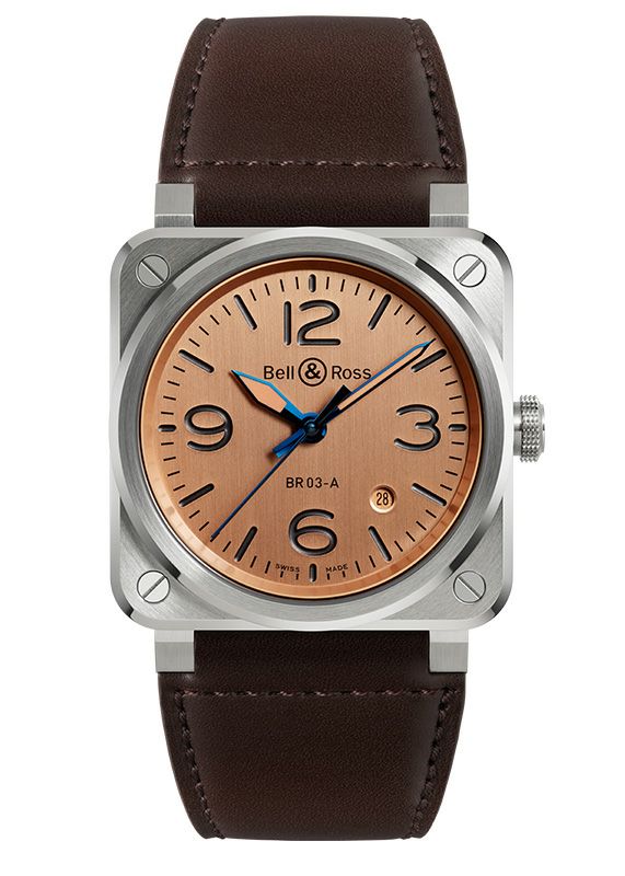 Bell ＆ Ross BR 03 Copper ベル＆ロス BR 03 コッパー BR03A-GB-ST