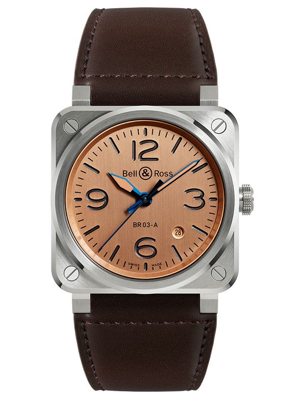 Bell ＆ Ross BR 03 Copper ベル＆ロス BR 03 コッパー BR03A-GB-ST  