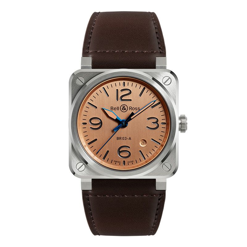 Bell ＆ Ross BR 03 Copper ベル＆ロス BR 03 コッパー BR03A-GB-ST