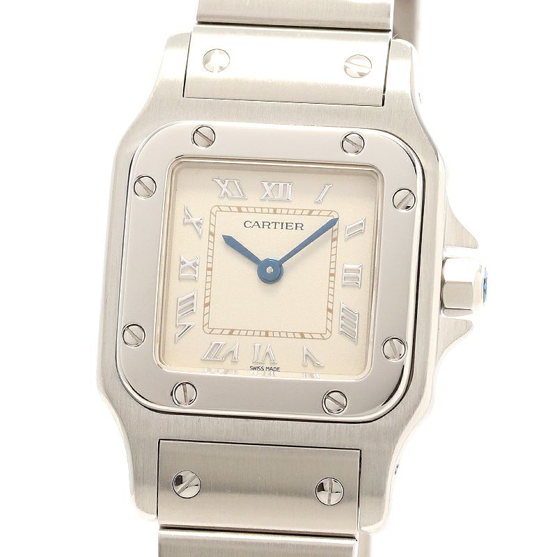 【中古】CARTIER SANTOS GALBEE SMALL MODEL カルティエ サントスガルベSM W20024D6