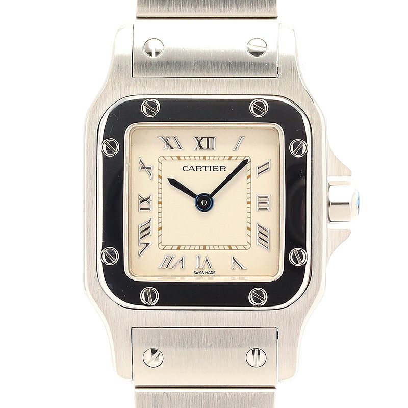 【中古】CARTIER SANTOS GALBEE SMALL MODEL カルティエ サントスガルベSM W20024D6