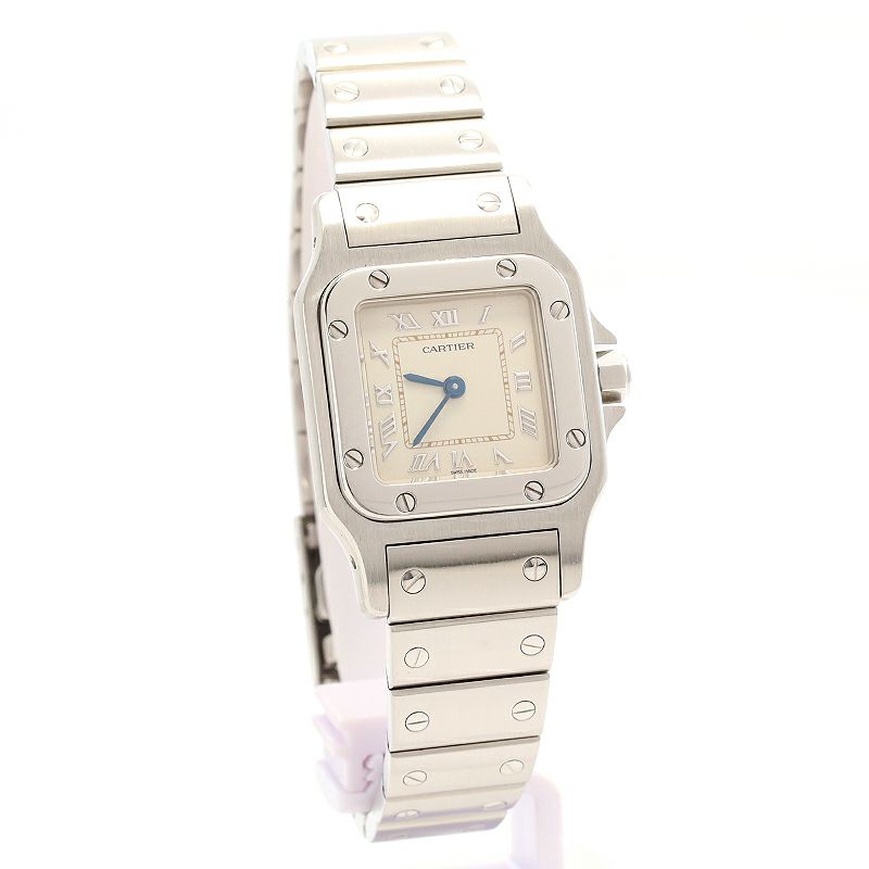 【中古】CARTIER SANTOS GALBEE SMALL MODEL カルティエ サントスガルベSM W20024D6