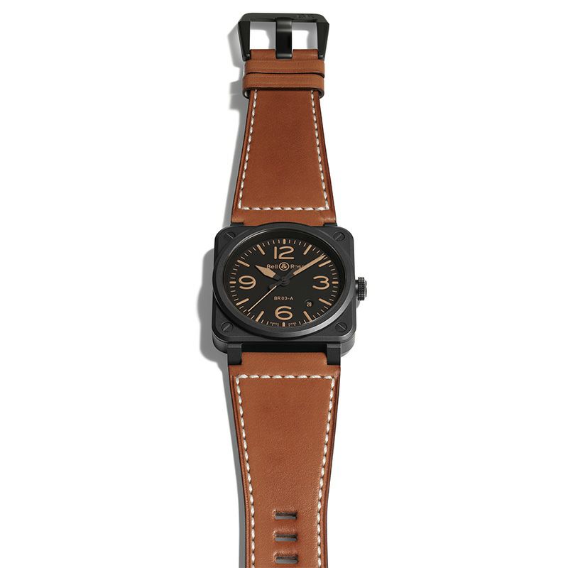 Bell ＆ Ross BR 03 HERITAGE ベル＆ロス BR 03 ヘリテージ BR03A-HER-CE/SCA