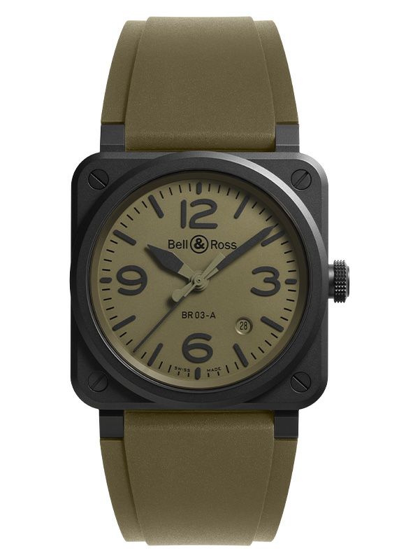Bell ＆ Ross BR 03 MILITARY CERAMIC ベル＆ロス BR 03 ミリタリー セラミック BR03A-MIL-CE/SRB