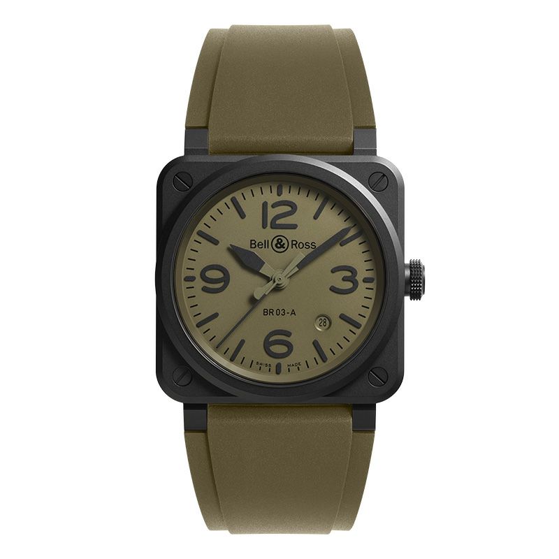 Bell ＆ Ross BR 03 MILITARY CERAMIC ベル＆ロス BR 03 ミリタリー セラミック BR03A-MIL-CE/SRB